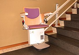 Chair Lift (installed in the stairwells of the spa building)